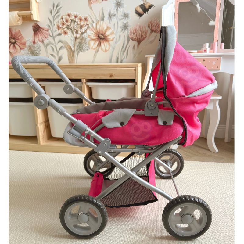 WOOPIE ROYAL Wózek dla Lalek 4w1 Nosidełko Regulacja