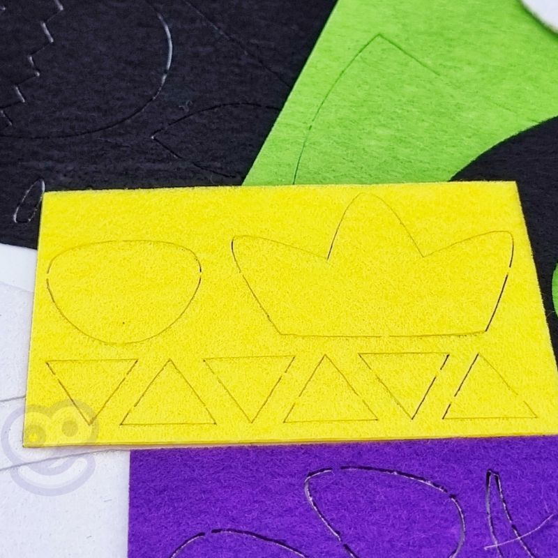 WOOPIE ART&amp;FUN Zestaw Kreatywny Maski Filcowe Zrób to Sam 4 szt.