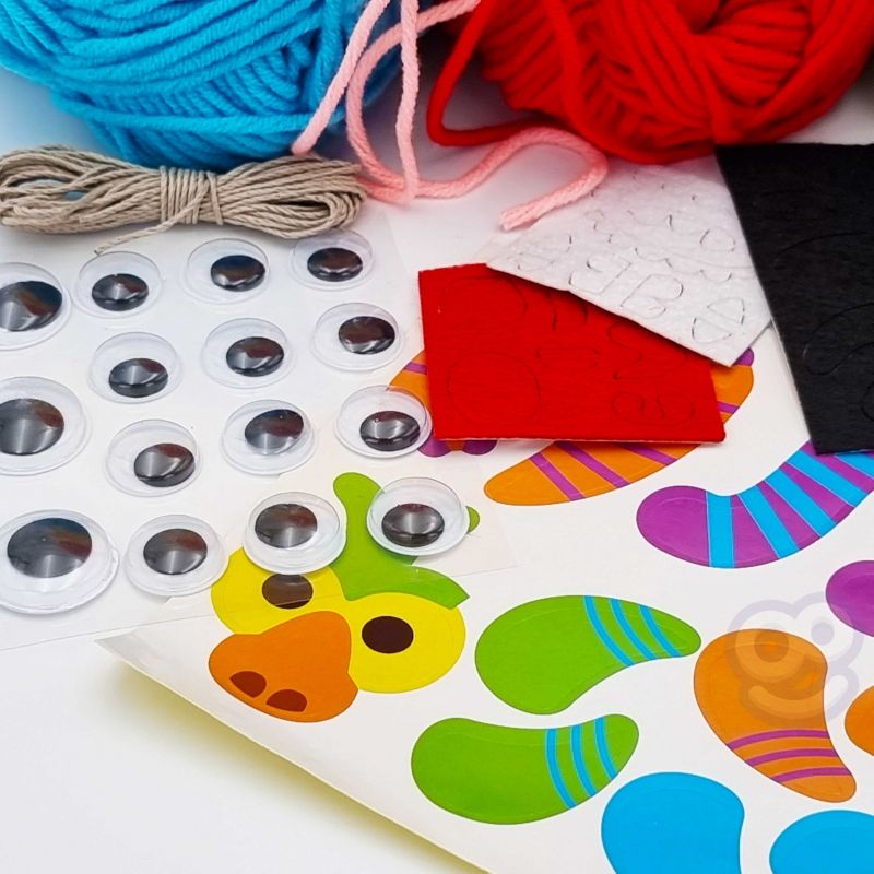 WOOPIE ART&amp;FUN Zestaw Kreatywny Zrób Potworka Monster Pom