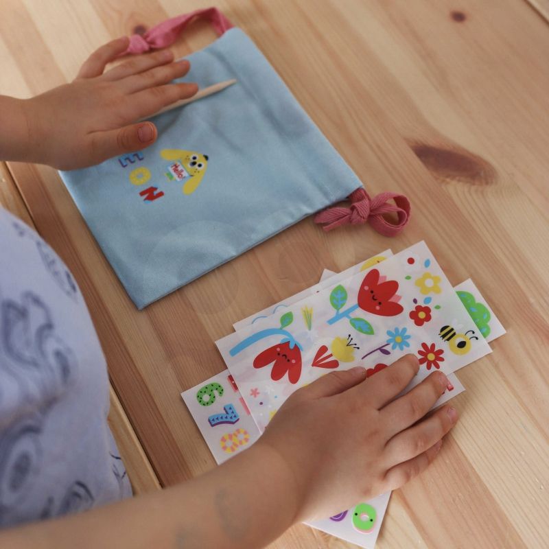 WOOPIE ART&amp;FUN Zestaw Kreatywny Magiczna Torebka + Naklejki do Dekoracji ponad 109 szt. (ZESTAW 10 SZT.)