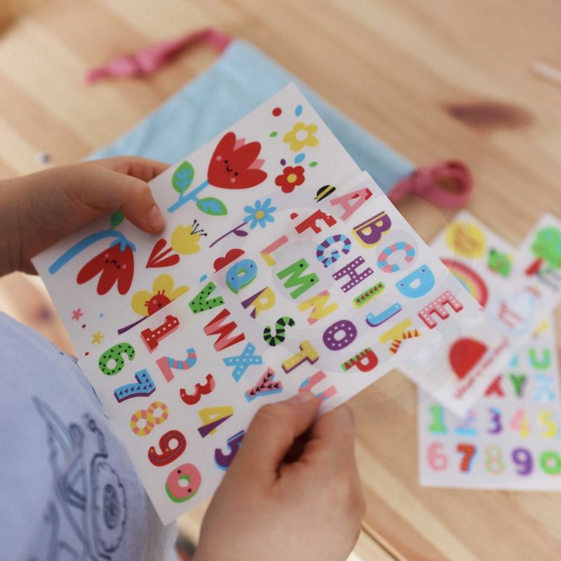 WOOPIE ART&amp;FUN Zestaw Kreatywny Magiczna Torebka + Naklejki do Dekoracji ponad 109 szt. (ZESTAW 10 SZT.)