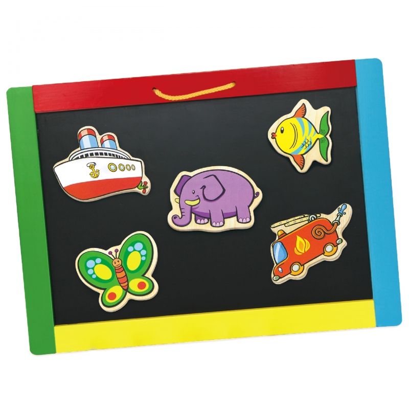 VIGA Drewniane Magnesy Zwierzęta zestaw 20 elementów