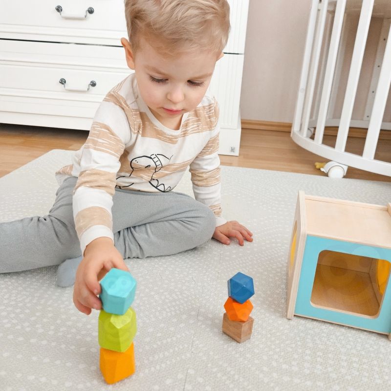 WOOPIE GREEN Box Pudełko XXL Montessori Edukacyjne 7w1 Sensoryczne 31-36 Mies. FSC