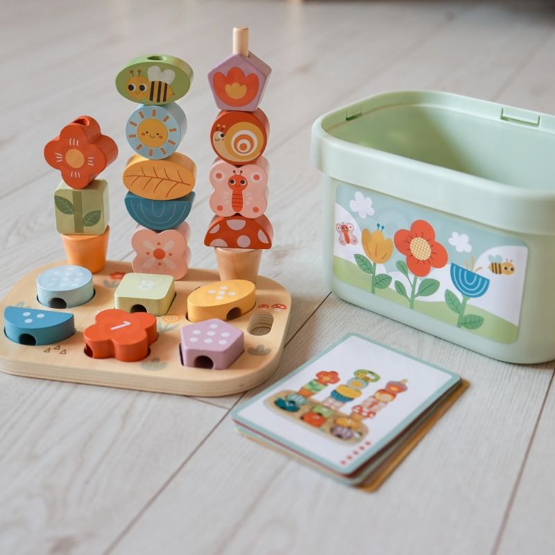 TOOKY TOY Box Edukacyjny 5 w1 Magiczny Ogród Montessori