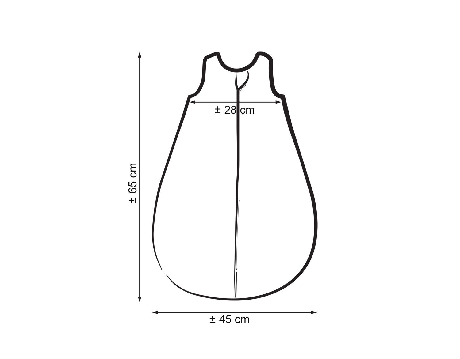 Śpiworek dla dzieci bawełniany zaokrąglony S 0-6 mcy letni TOG 1.0 - szare chmurki