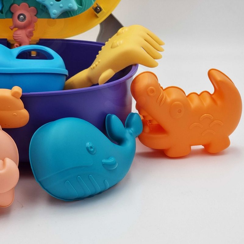 WOOPIE Zestaw do Piasku 3w1 Walizka Piesek + Zabawka Wodna - 3 szt.