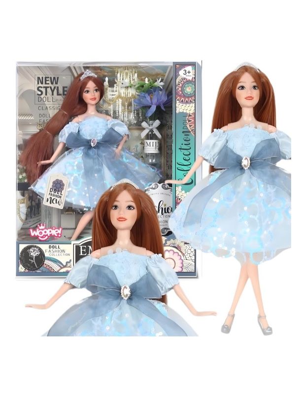 WOOPIE ROYAL Lalka Emi w Błękitnej Sukience Tiulowej