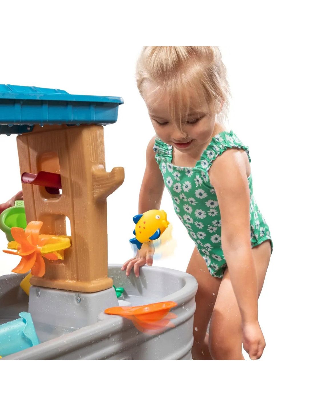 Step2 Stół Wodny z Deszczownicą Wiaderkiem i Lejkiem + Zwierzątka