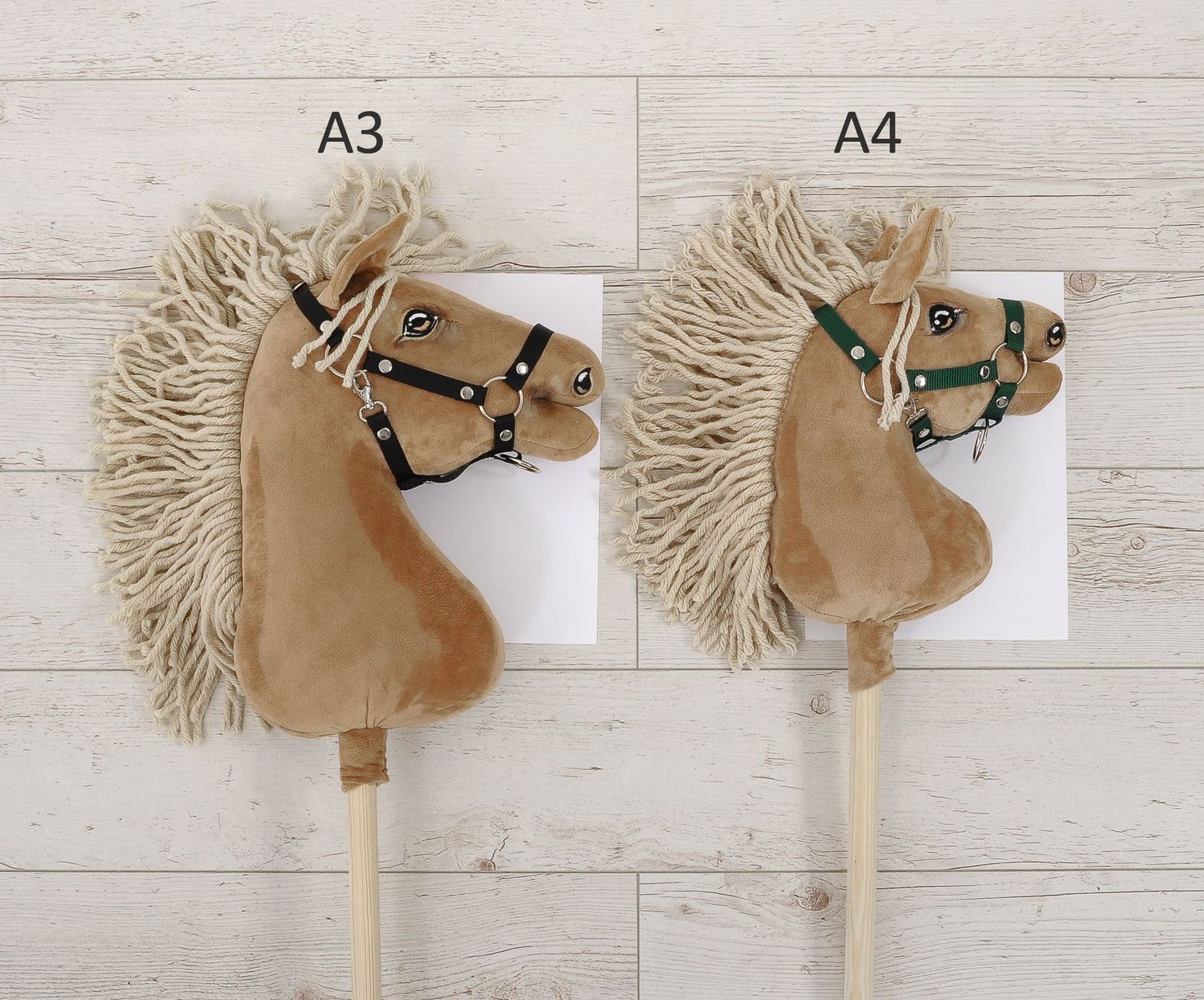 Hobby Horse Duży koń na kiju Premium - jasnogniady II A3