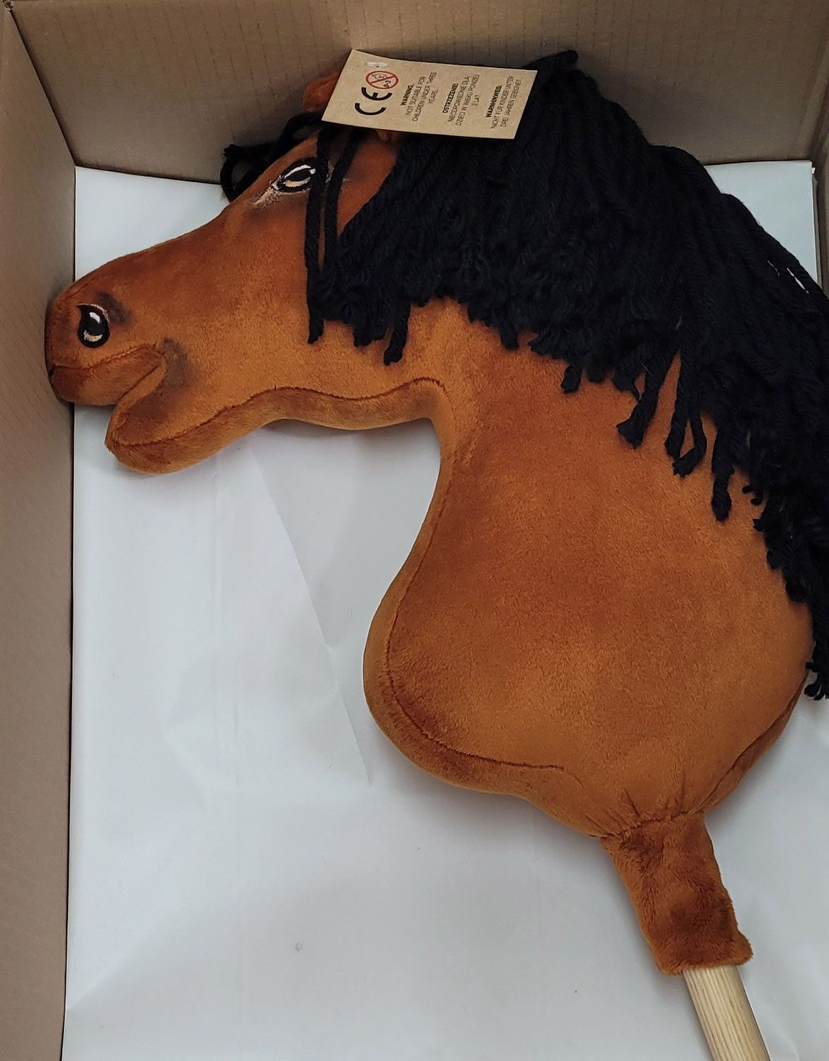 Hobby Horse Duży koń na kiju Premium - jasnogniady A3