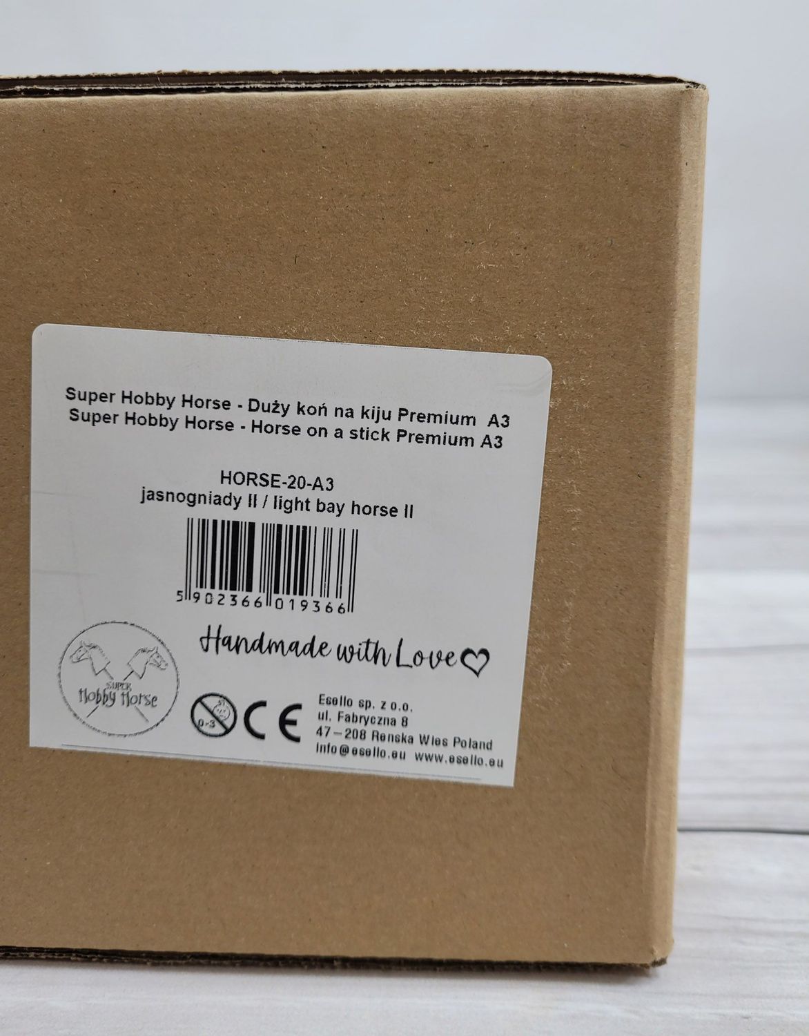 Hobby Horse Duży koń na kiju Premium - jasnogniady II A3