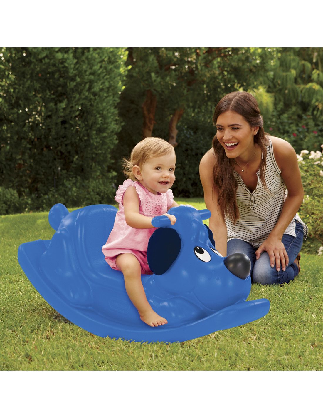 LITTLE TIKES Piesek Na Biegunach Niebieski Bujak