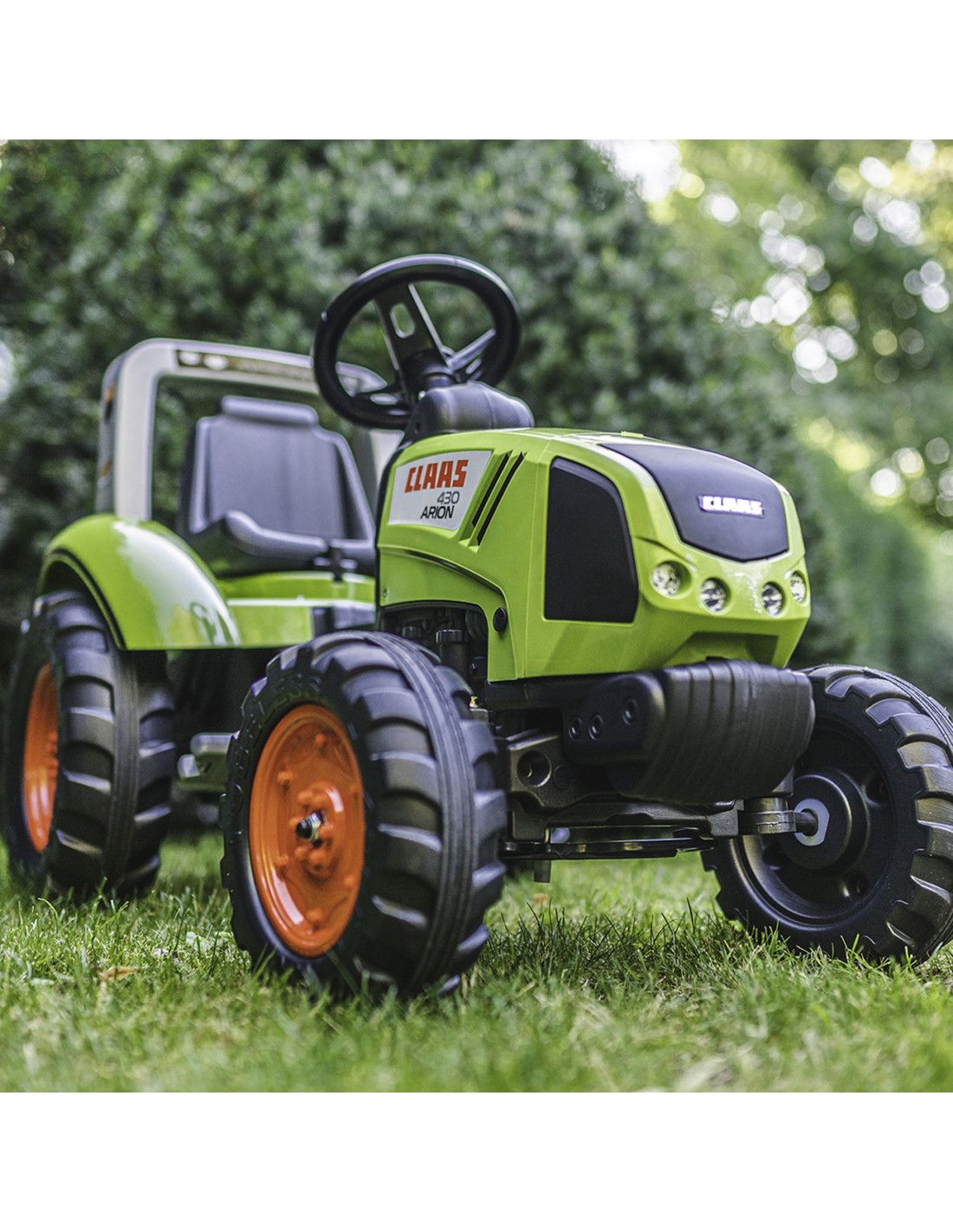 FALK Traktor na Pedały Claas Duży z Przyczepką od 3 lat