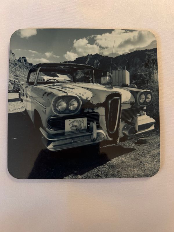 Classic car graveyard Drinks Coasters set of 4