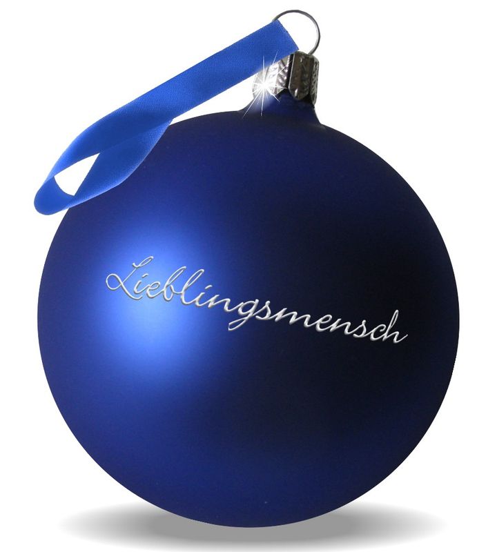 Christbaumkugel mit Deiner Gravur