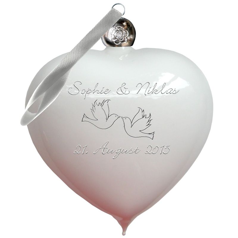 Glasherz mit Deiner Gravur