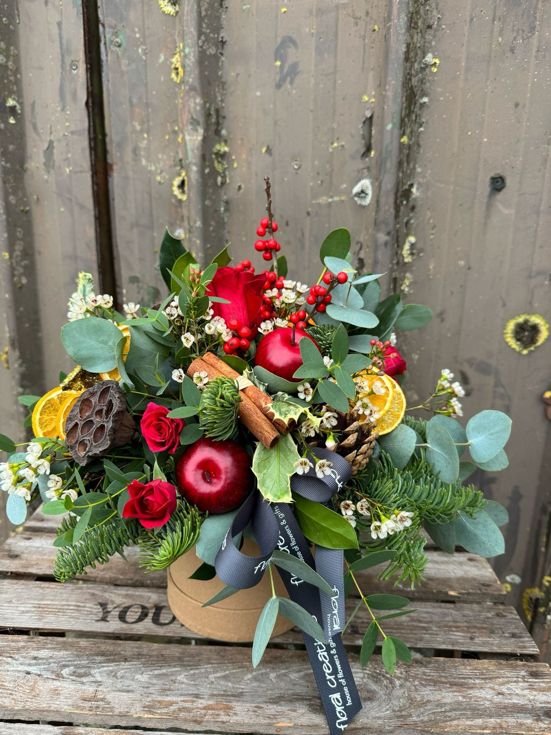 Classic Christmas Hatbox