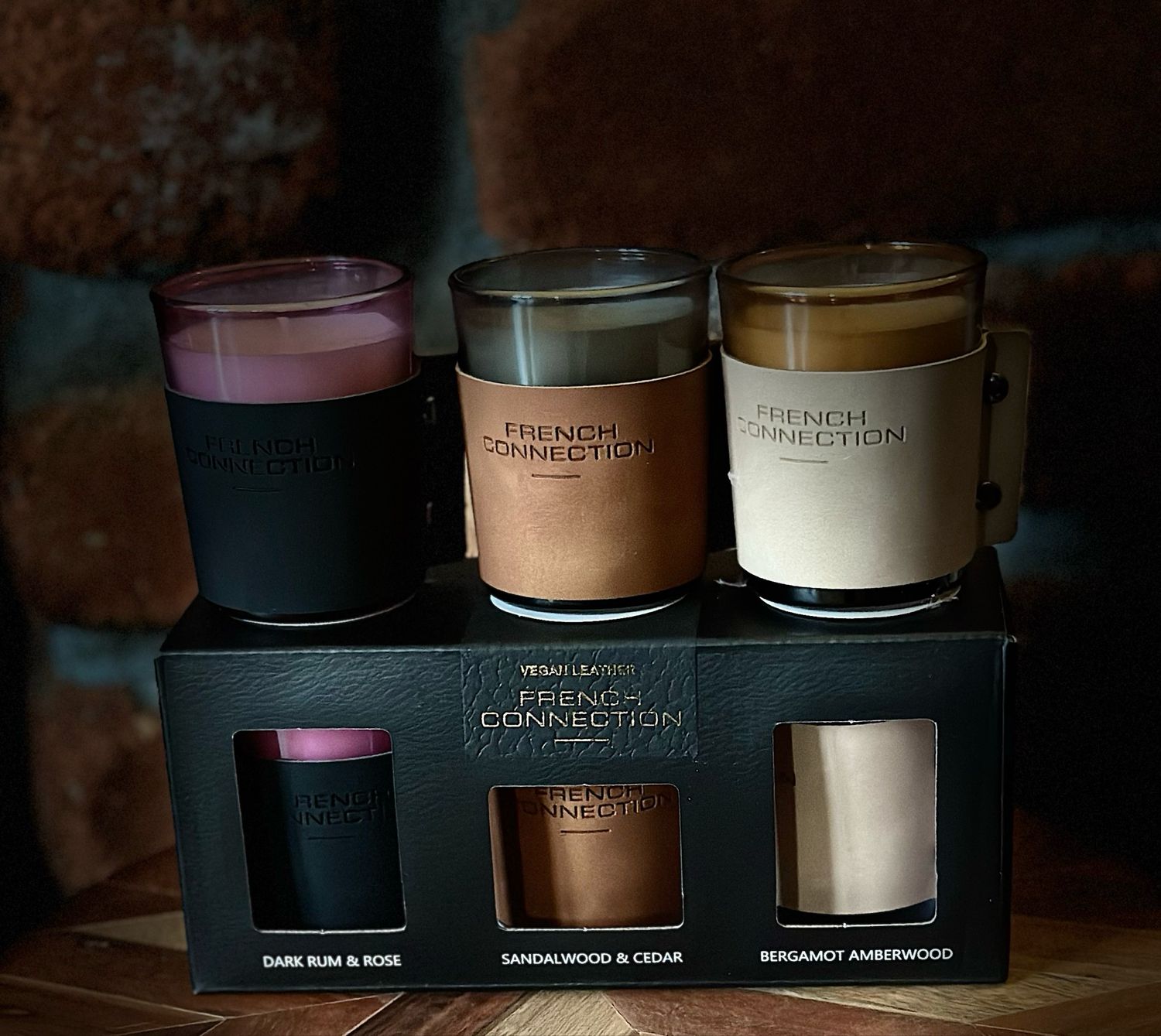 French Connection Trio Candle Set