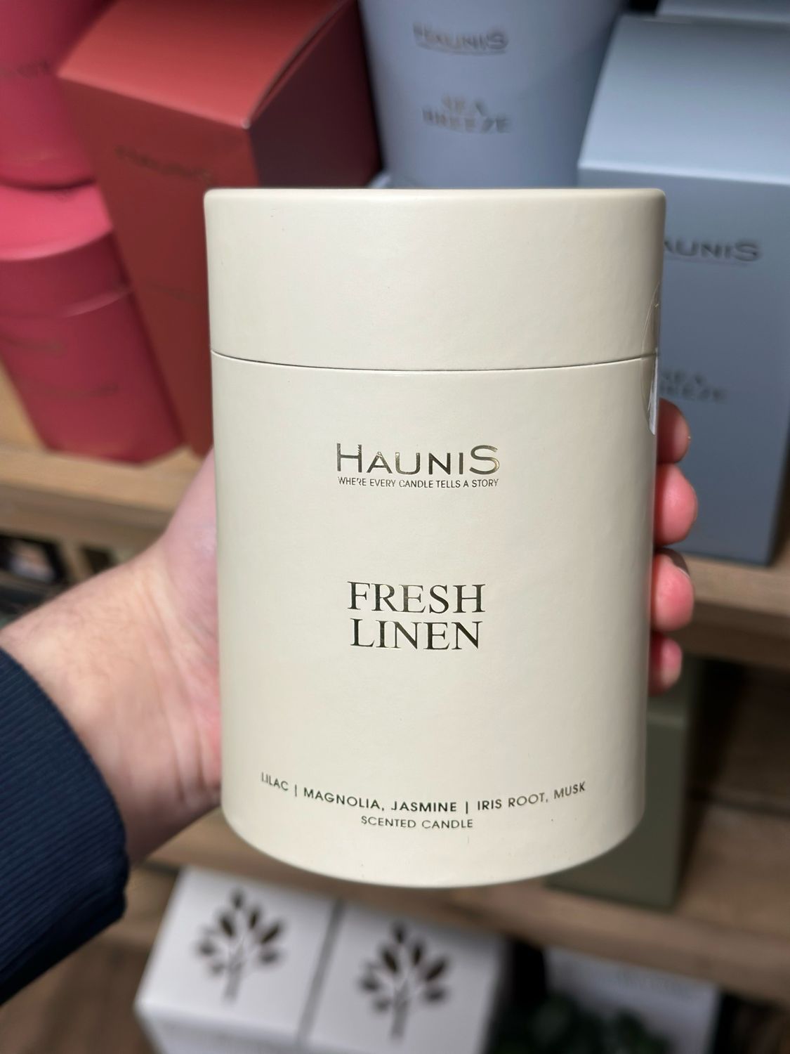 HAUNIS FRESH LINEN CANDLE