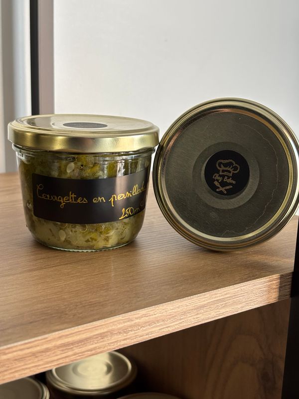 Courgettes en persillade