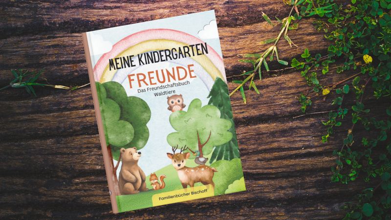 Meine Kindergarten Freunde: Das Freundschaftsbuch Waldtiere