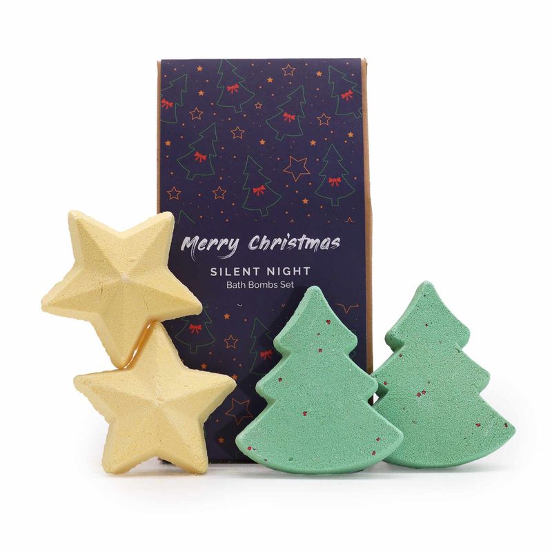 Stille Nacht Kerst Bruisballen - Cadeauverpakking