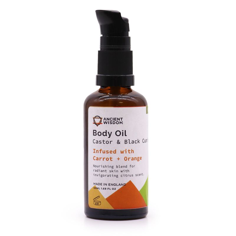 Biologische Lichaamsolie - Wortel &amp; Sinaasappel