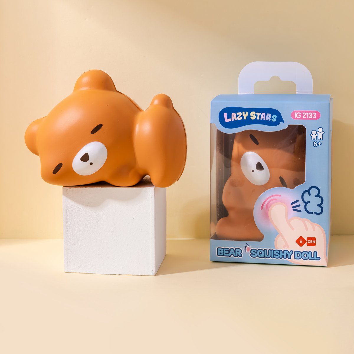 LAZY STARS SQUISHY POP BEER GROOT