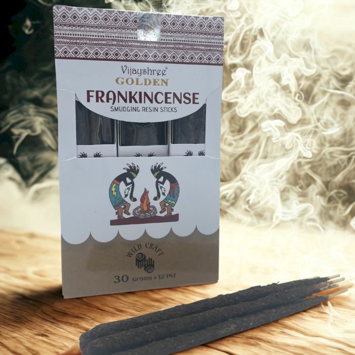 30g Gouden Frankincense Smudging Harsstokjes (6st)