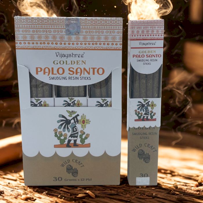 30g Gouden Palo Santo Smudging Harsstokjes (6st)