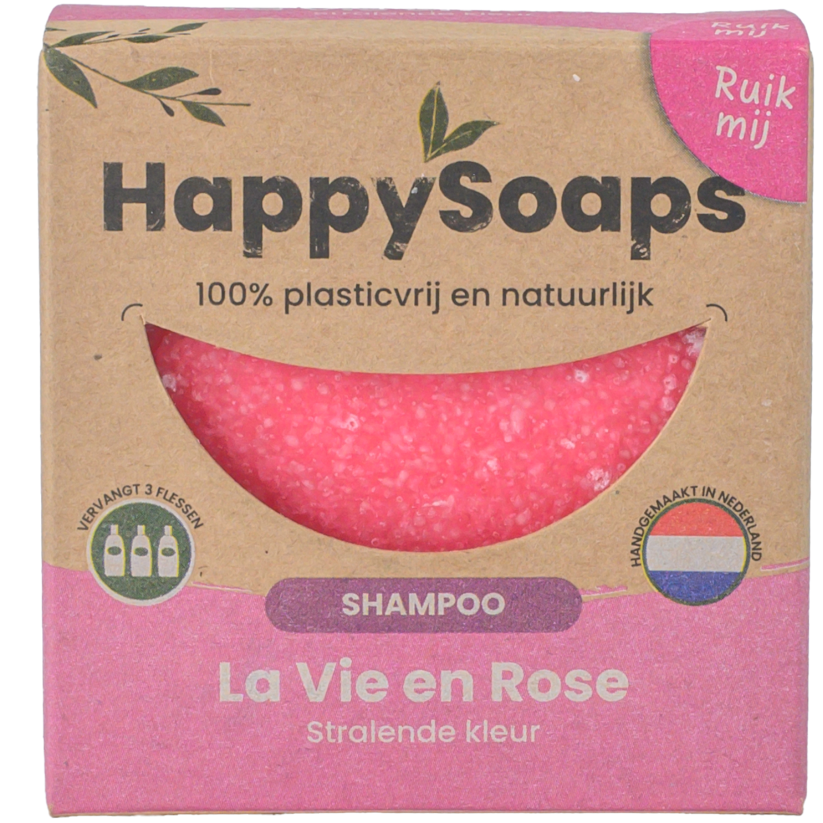 Shampoo Bar - La Vie en Rose - Stralende Kleur