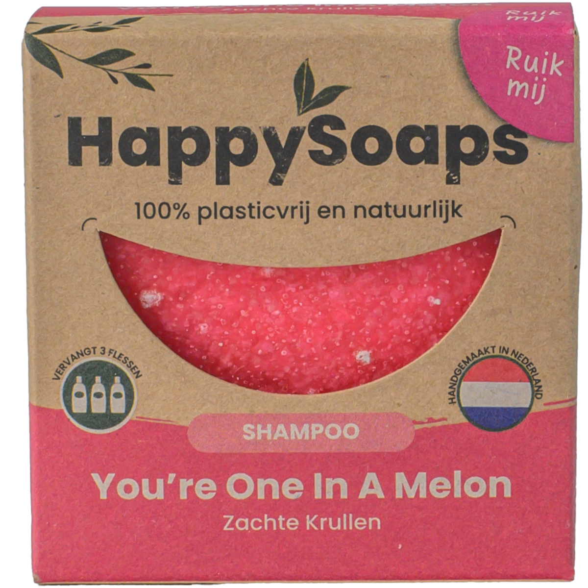 Shampoo Bar - You're One in a Melon - Zachte Krullen