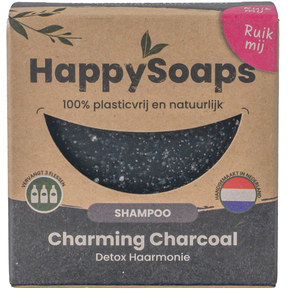 Shampoo Bar - Charming Charcoal &amp; Sweet Sandal - Detox Haarmonie
