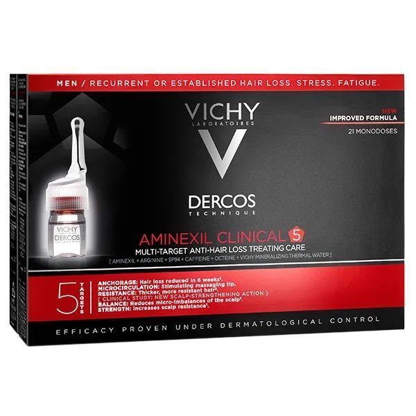 Vichy Dercos Aminexil Clinical 5 21x 6 ml kuracja przeciw wypadaniu włosów