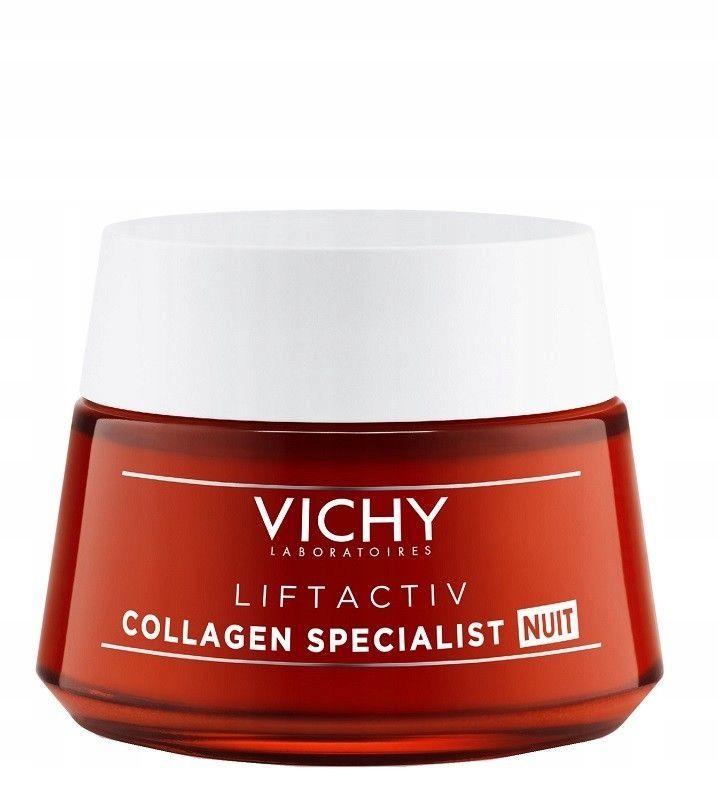 Vichy Liftactiv Collagen Specialist, krem redukujący zmarszczki, na noc, 50ml