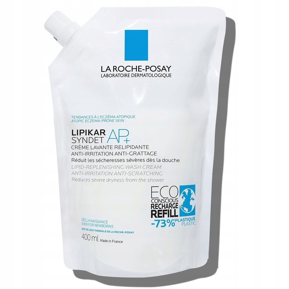 La Roche-Posay Lipikar Syndet AP+, krem myjący do ciała refill 400 ml