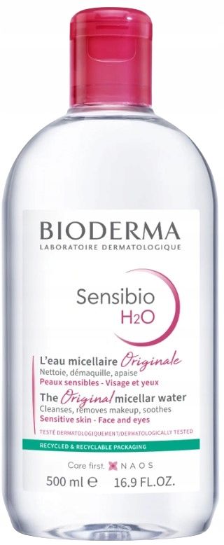 Bioderma Sensibio h2o płyn micelarny do skóry wrażliwej 500 ml