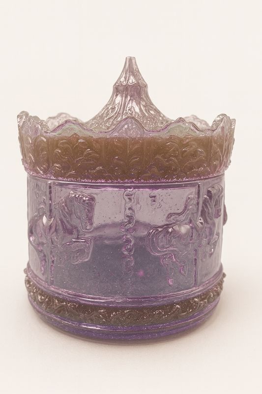 Schmuckschatulle im Karussell-Design – mit Glitzer-Effekt