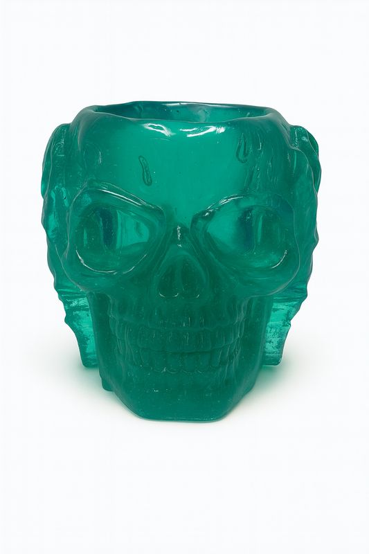 Mystischer Totenkopf (Kerzen-Halter / Deko-Element)