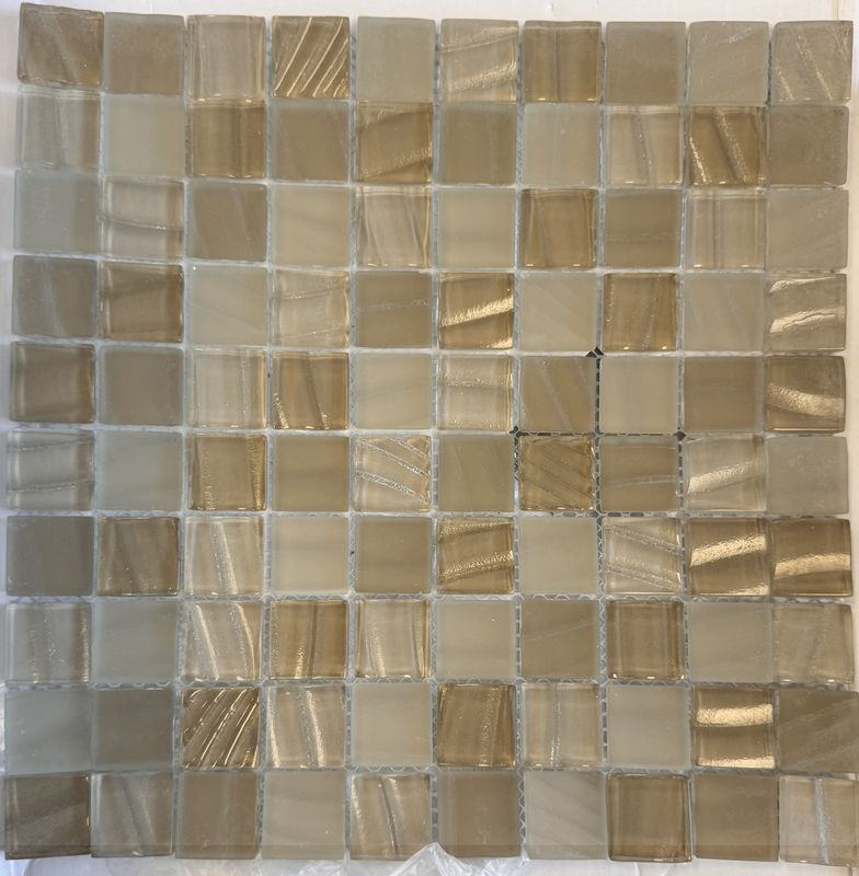 Tan Beige 1x1 Mosaic