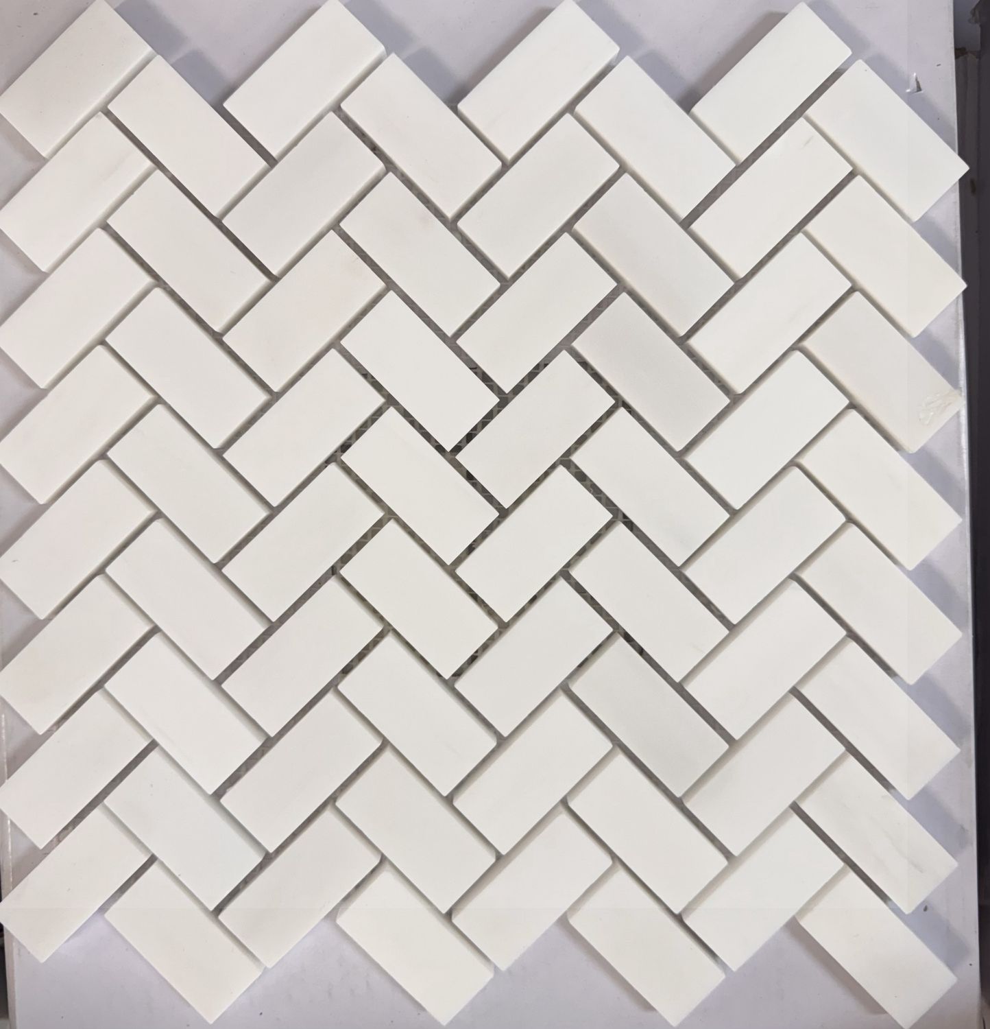 Dolomite Premium Marble Herringbone Polished 1x2