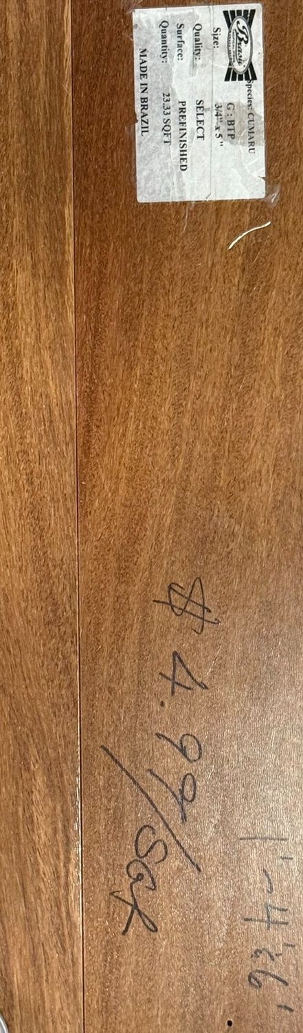 Cumaru 5" Select (23.33 SF)