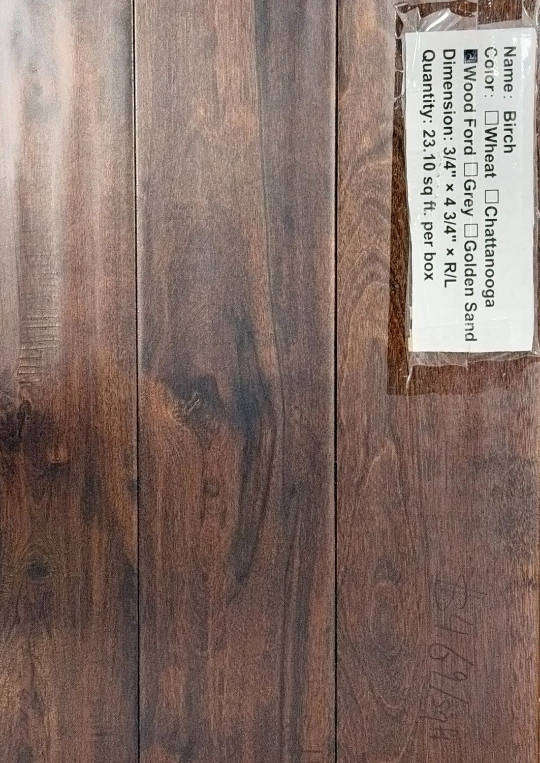 Birch Wood Ford 4-3/4" (23.10 SF)