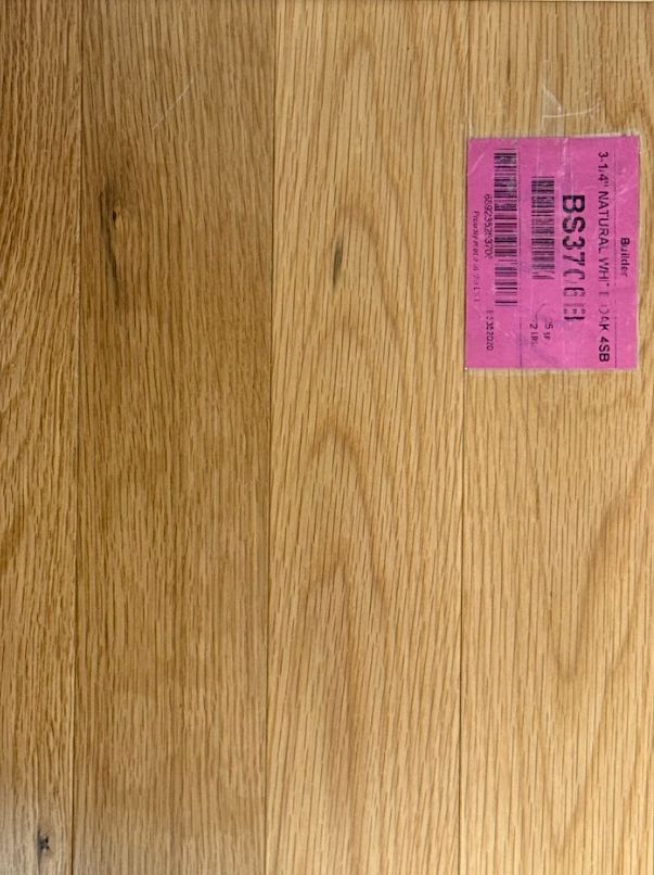 3-1/4&quot; Natural White Oak BS3706B (25 SF)