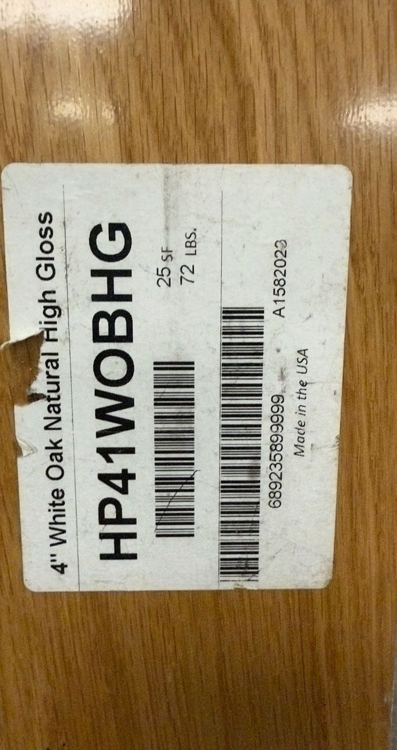 4" White Oak Natural HP41WOBHG (25 SF)