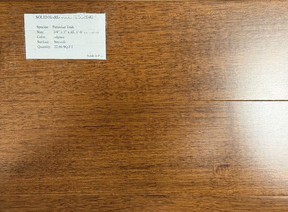 Peruvian Teak Alpaca 5" (22.6 SF)