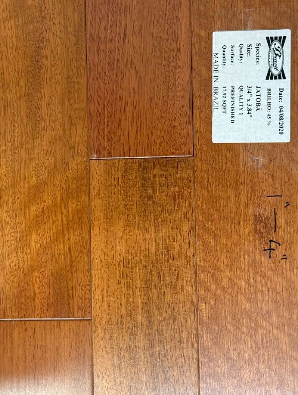 Jatoba 1' - 4' (17.92 SF)