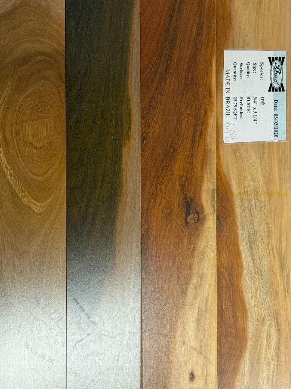 Ipe Rustic 3-1/4" (22.75 SF)