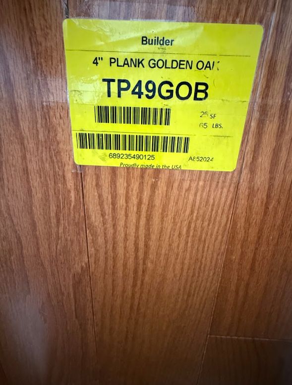 4" Golden Oak TP49GOB (25 SF)
