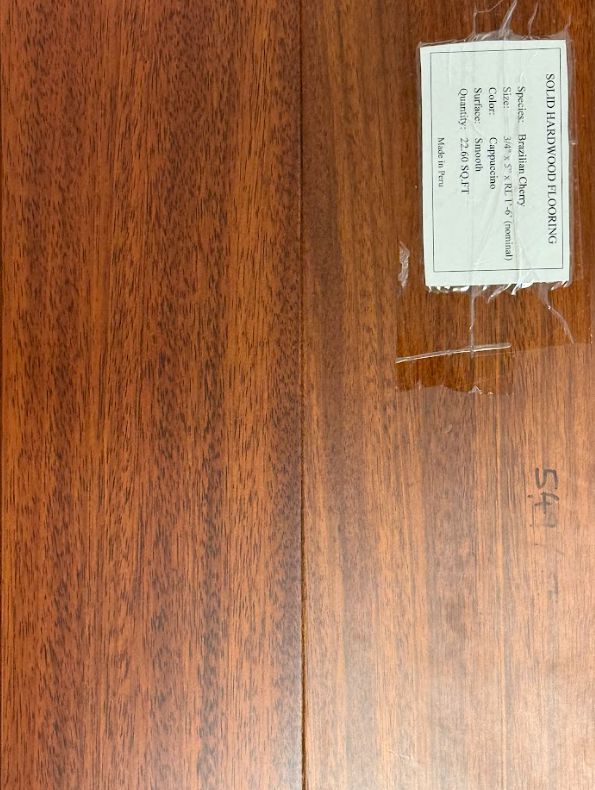 Brazilian Cherry Cappuccino 5" (22.6 SF)